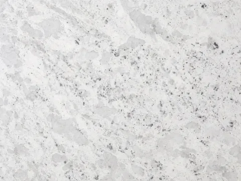 Amba White Indian granite surface study