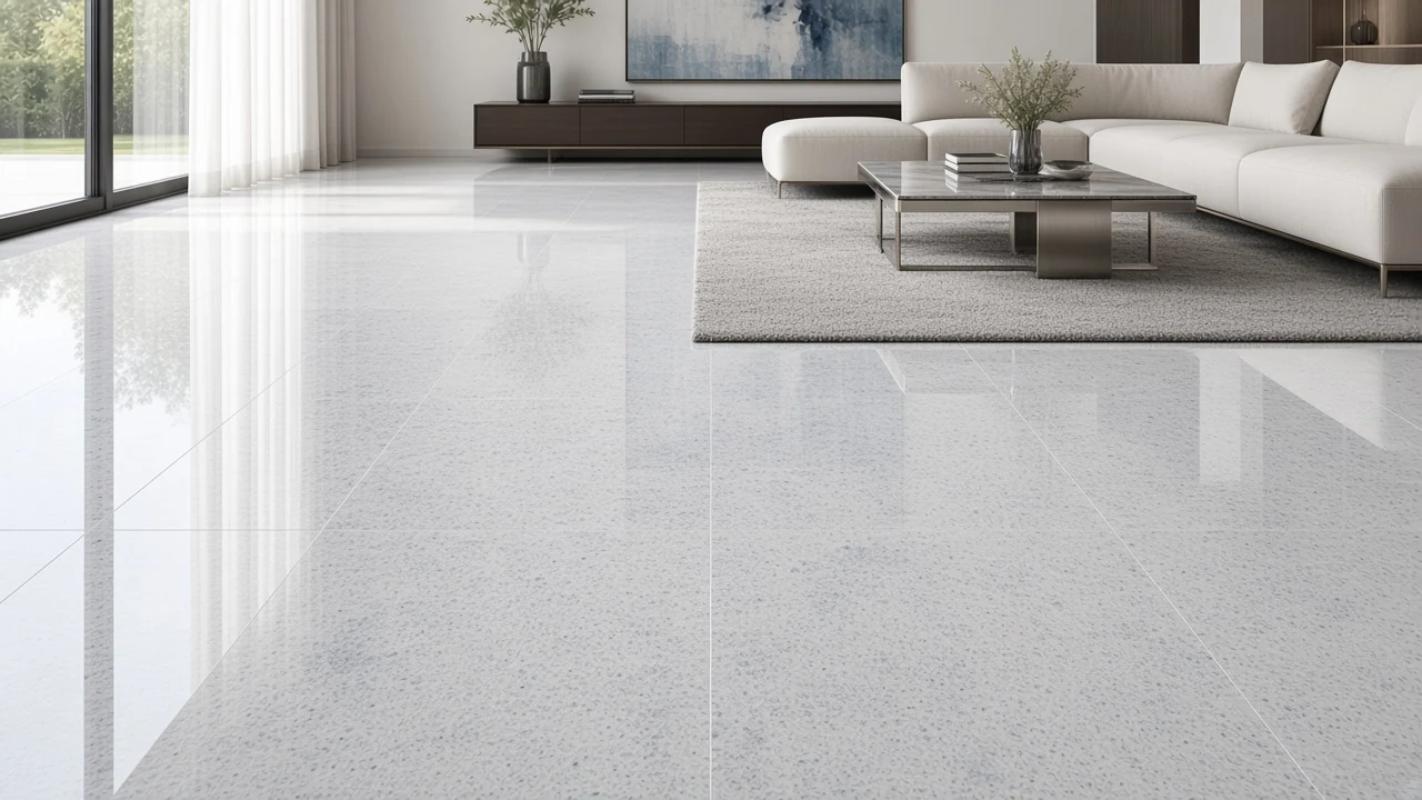 Azul White interior flooring AI concept