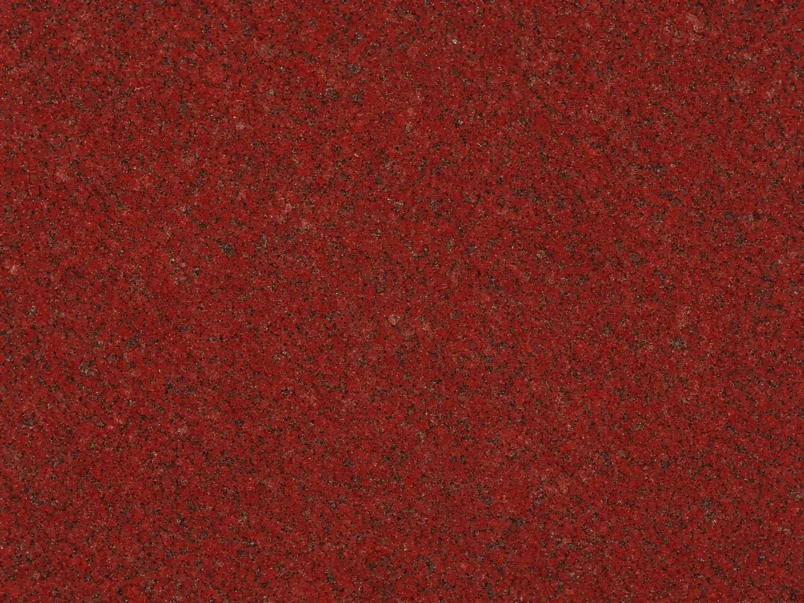 Cherry Red AI surface study, not a full slab photograph