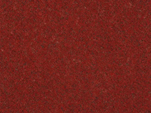 Cherry Red Indian granite surface study