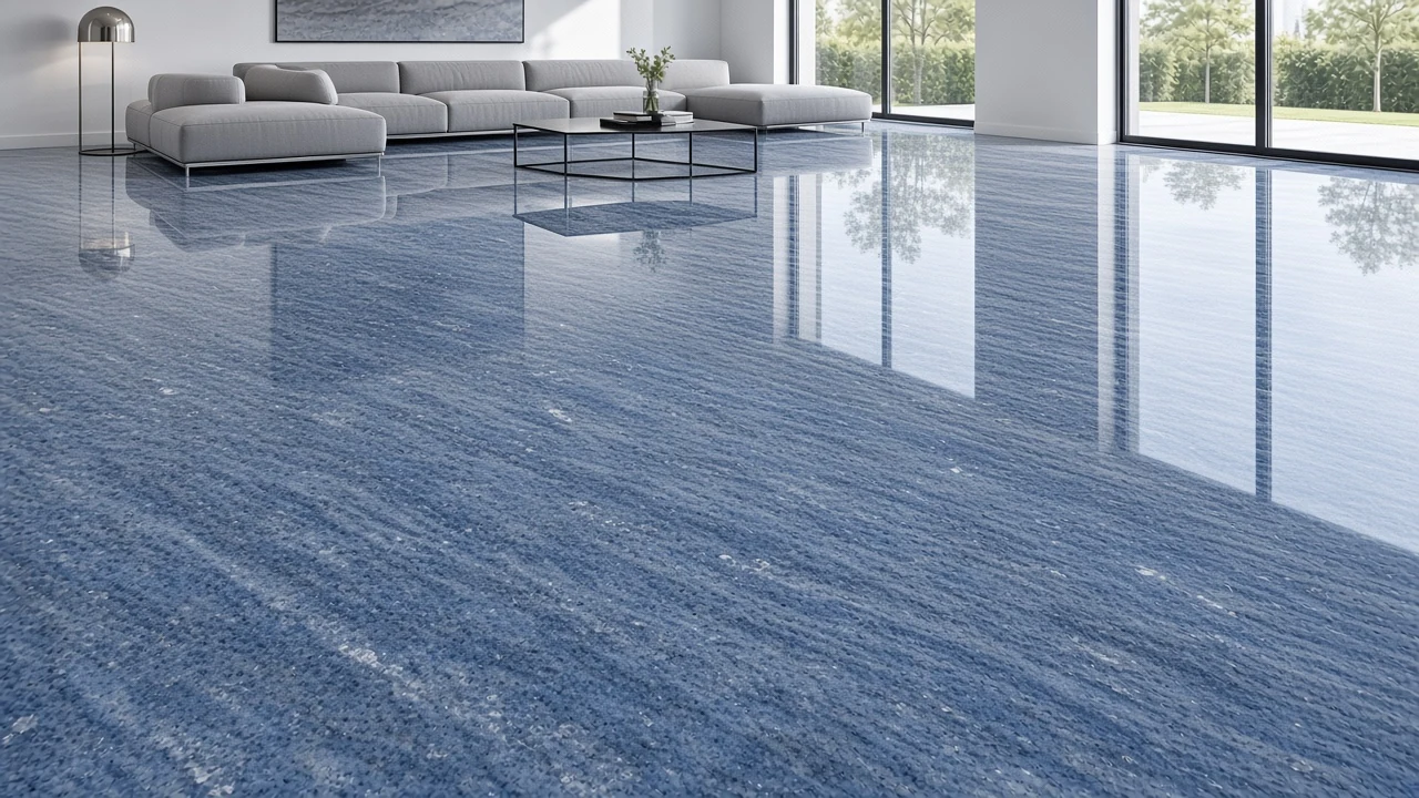 Chilka Blue interior flooring AI concept