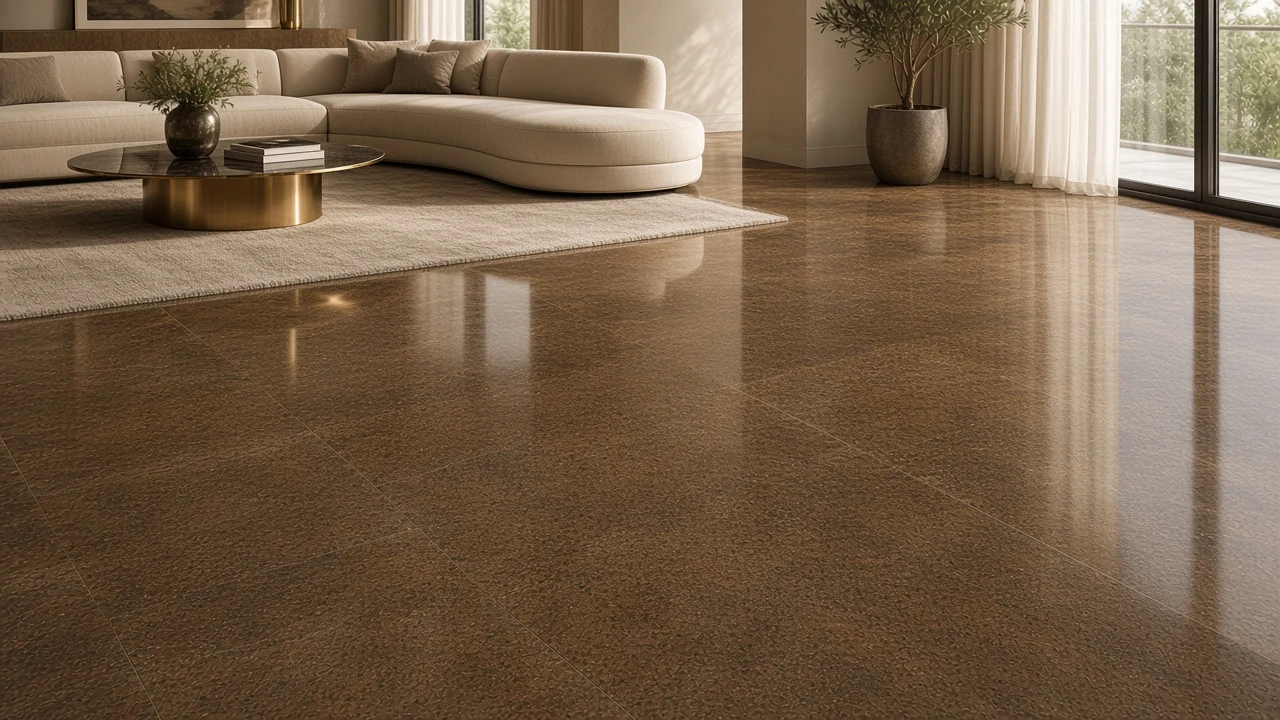 Elite Brown interior flooring AI concept