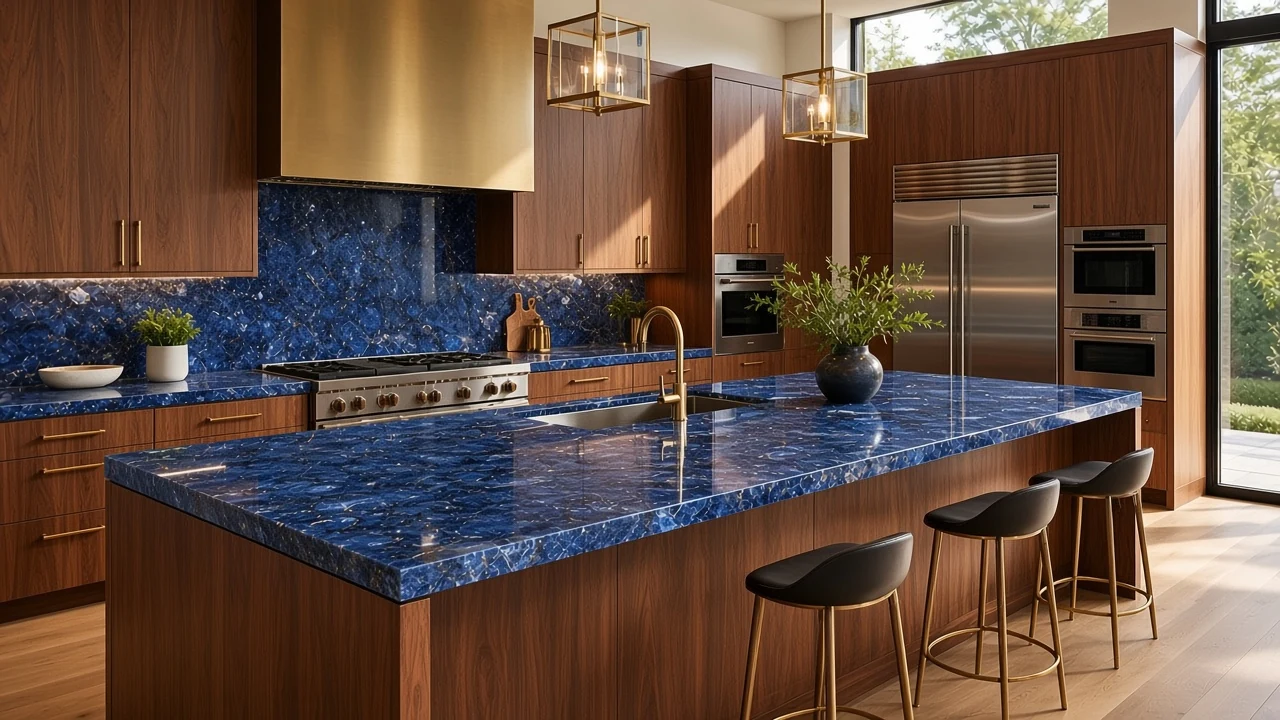 Flash Blue kitchen countertop AI concept
