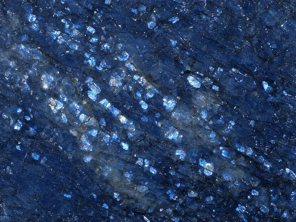 Flash Blue AI surface study, not a full slab photograph
