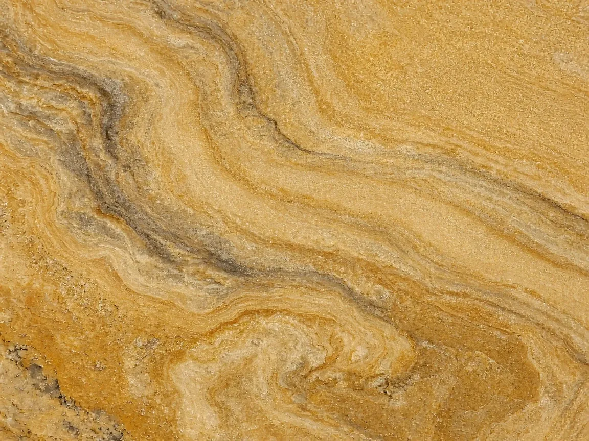 Imperial Gold AI surface study, not a full slab photograph