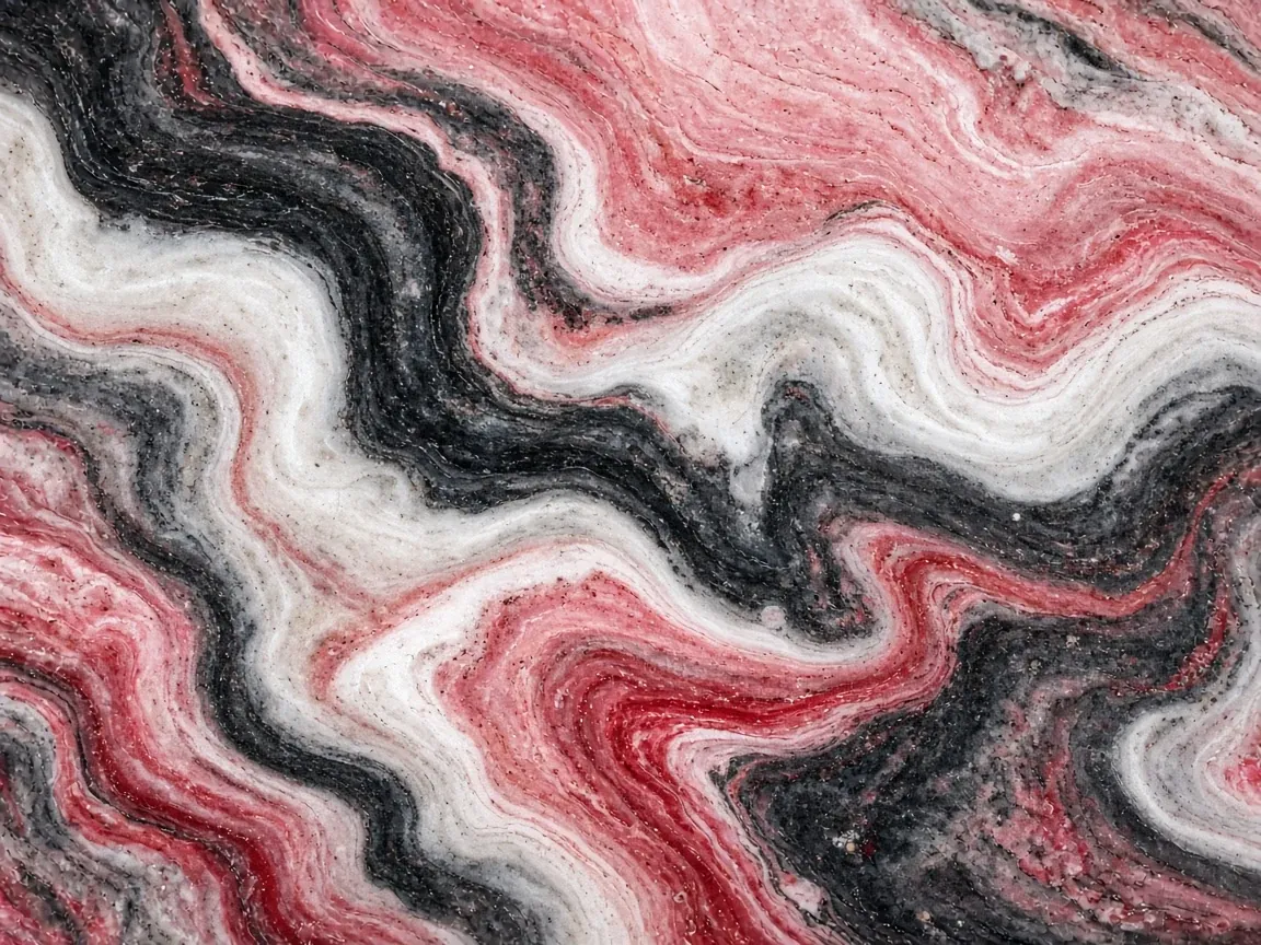 Indian Aurora AI surface study, not a full slab photograph