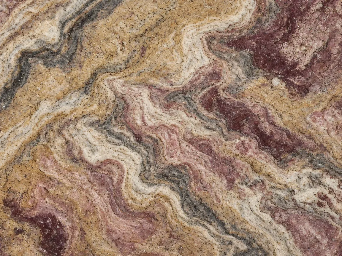 Indian Juparana AI surface study, not a full slab photograph