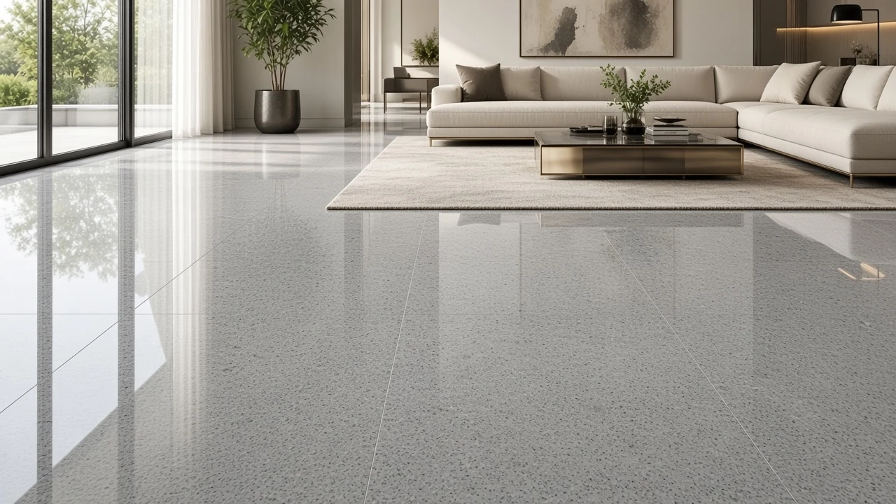 Jubilee Grey interior flooring AI concept