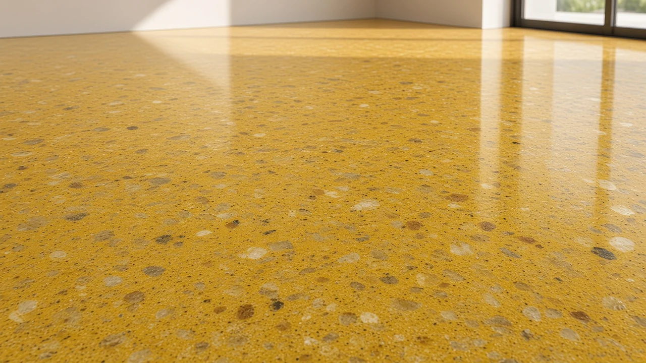 Merry Gold interior flooring AI concept