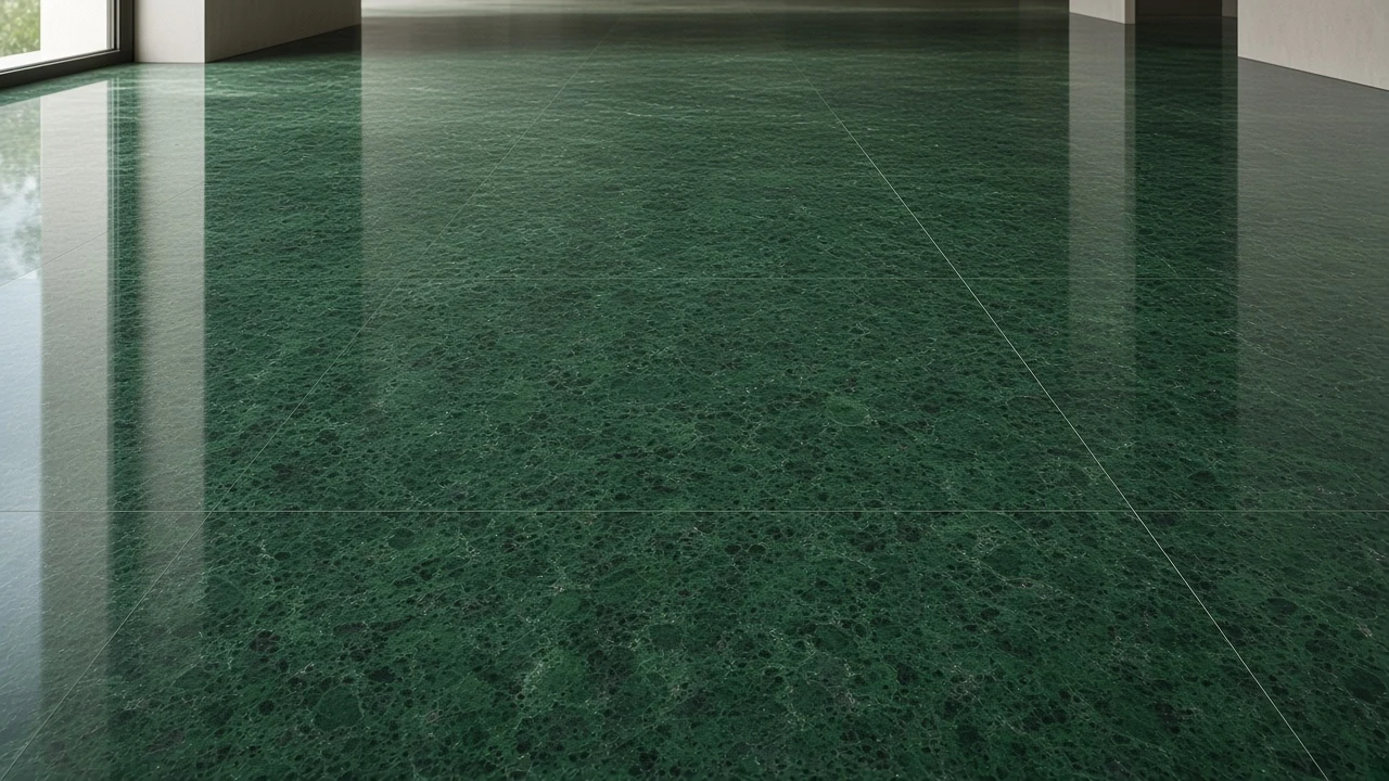 Mokalsar Green interior flooring AI concept