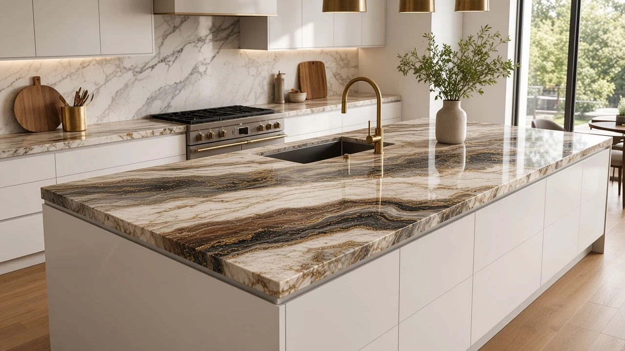 Monte Cristo kitchen countertop AI concept
