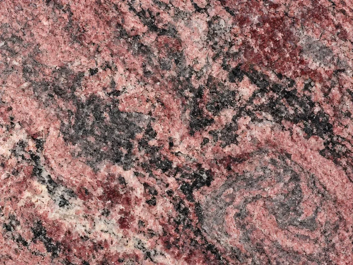Pink Multi AI surface study, not a full slab photograph