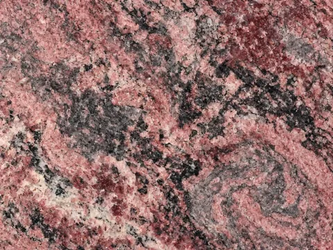 Pink Multi Indian granite surface study
