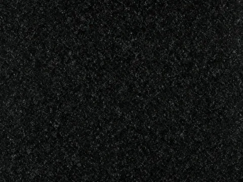R Black Indian granite surface study