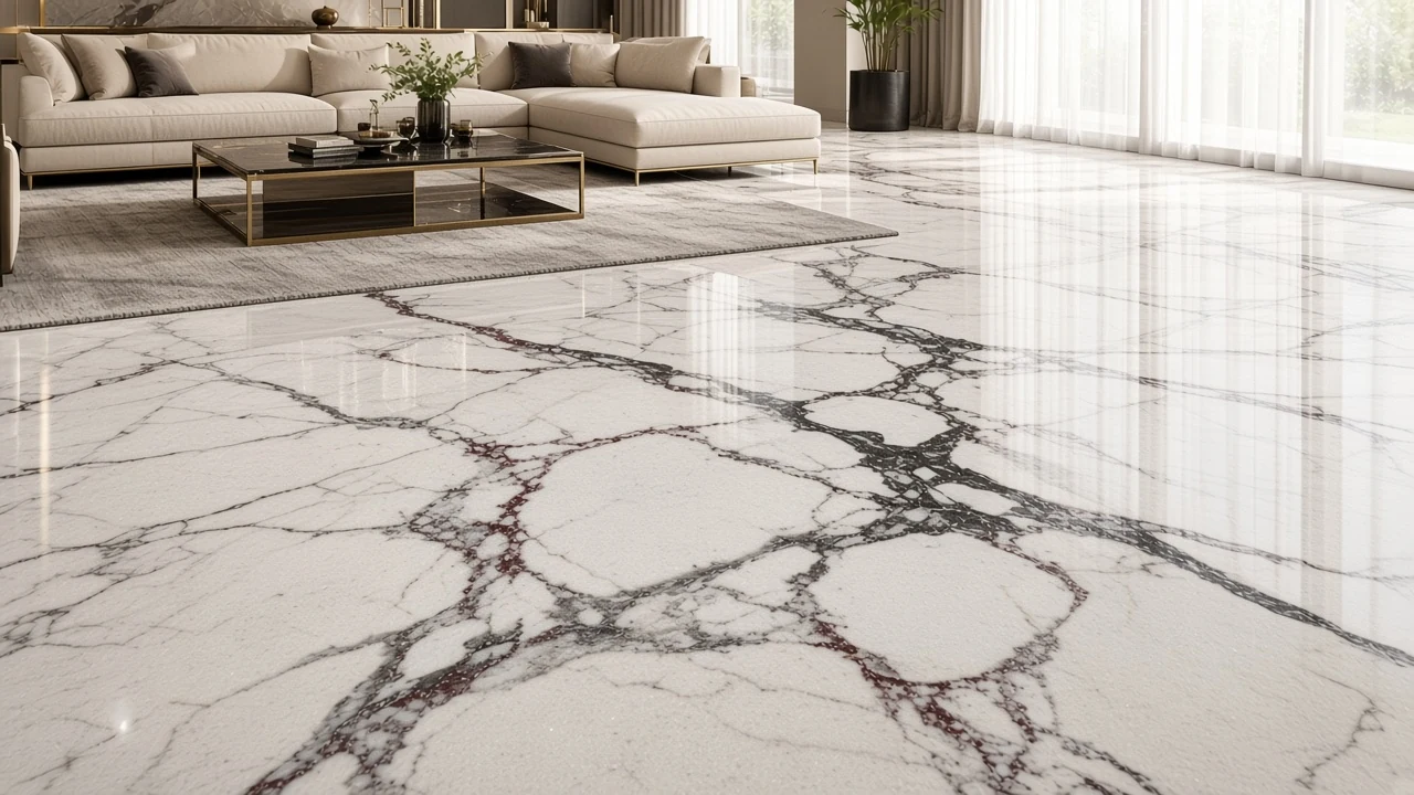 River White interior flooring AI concept