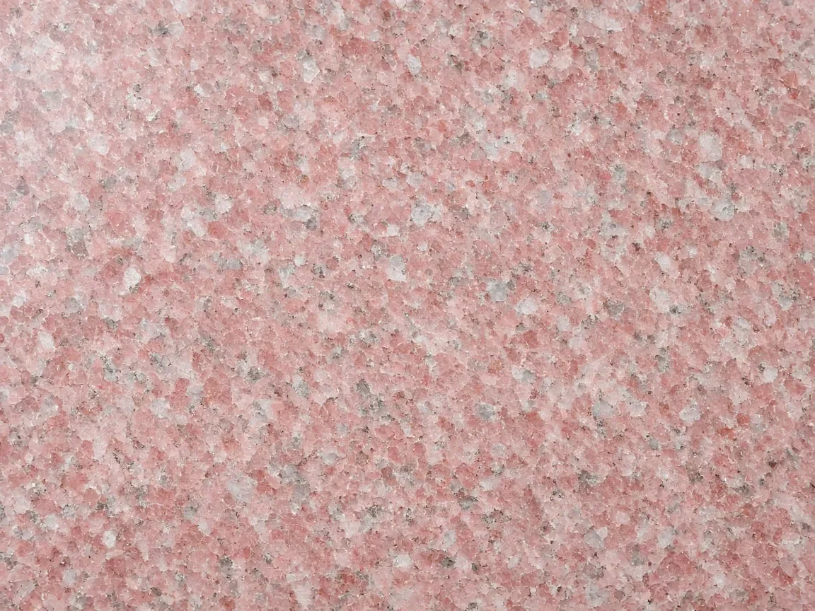 Rosy Pink AI surface study, not a full slab photograph