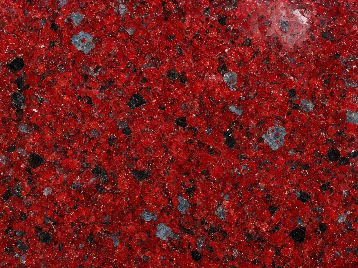 Ruby Red AI surface study, not a full slab photograph