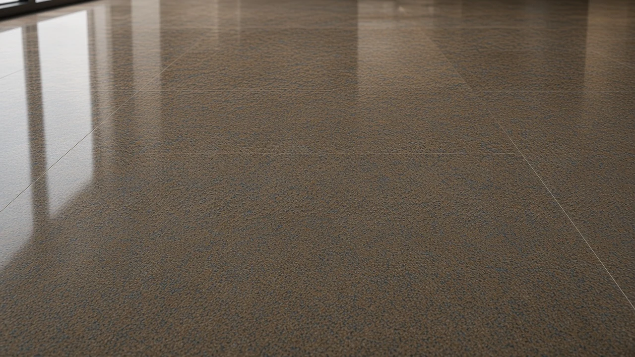 Sapphire Brown interior flooring AI concept
