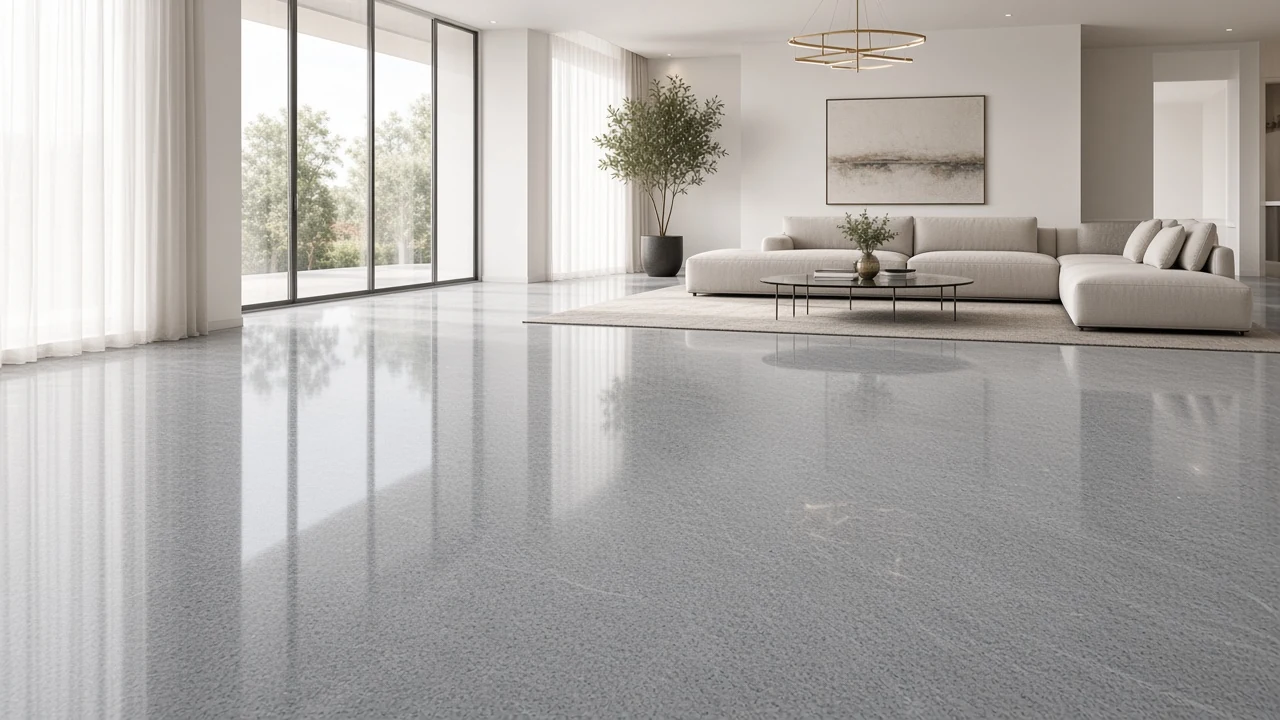 Sierra Grey interior flooring AI concept