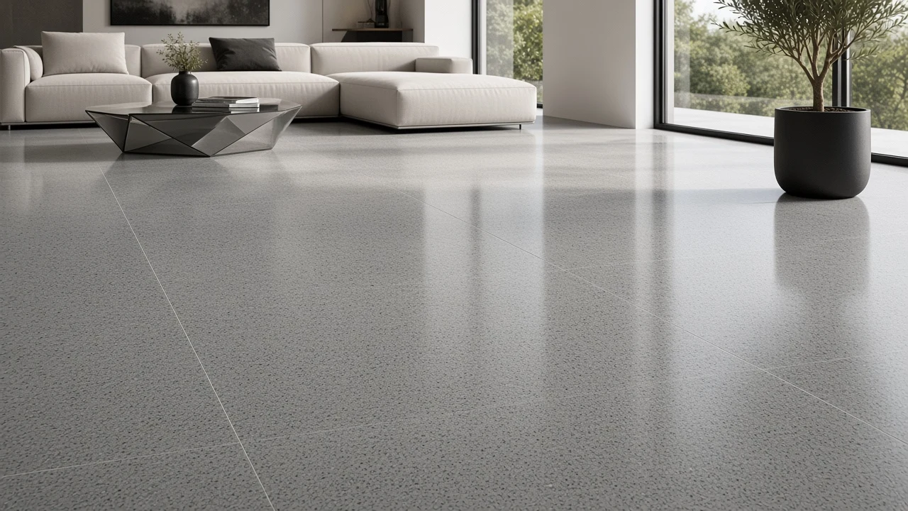 Sira Grey interior flooring AI concept