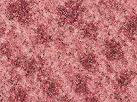 Strawberry Pink Indian granite surface study