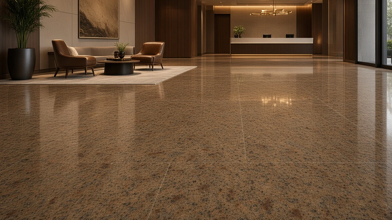 Tan Brown interior flooring AI concept