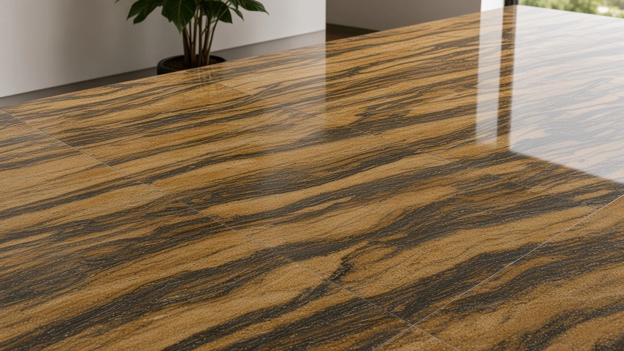 Tiger Skin interior flooring AI concept