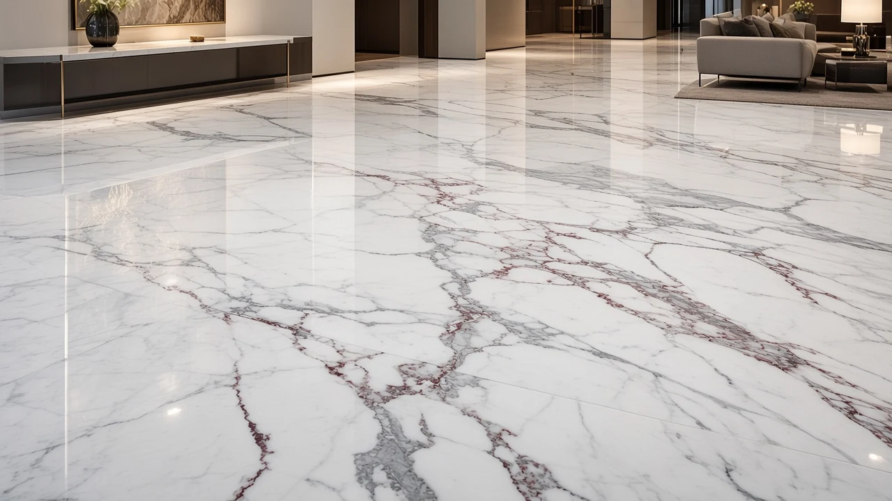 Viscount White interior flooring AI concept